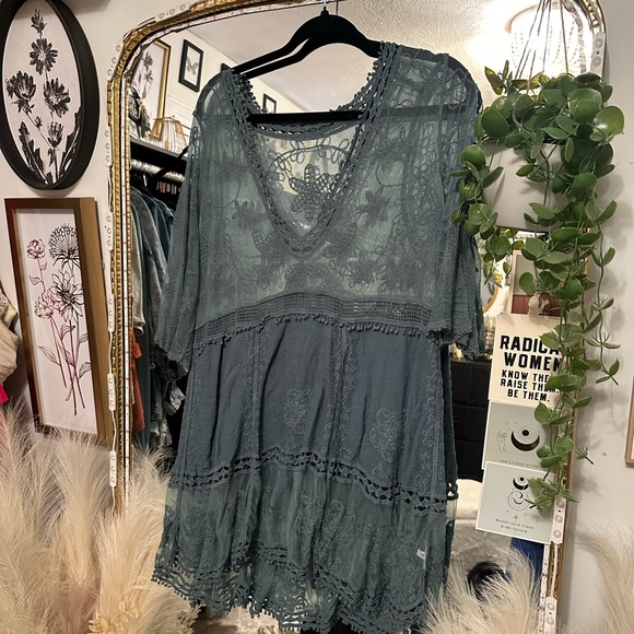 Clematisse Tunic in Sage Green